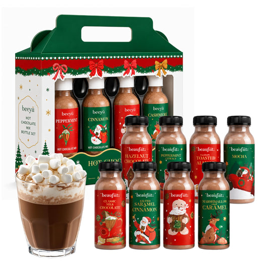 Christmas Hot Chocolate Gift Set – 8 x 40g Gourmet Hot Chocolate Flavour Collection