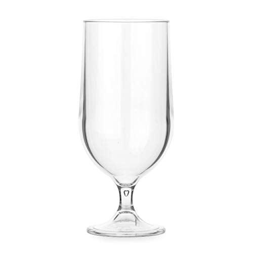 Lay-Z-Spa Premium Plastic Beer Glasses 420ml Set of 4