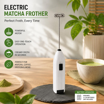 24 Days Matcha Advent Calendar 2026 with Electric Frother