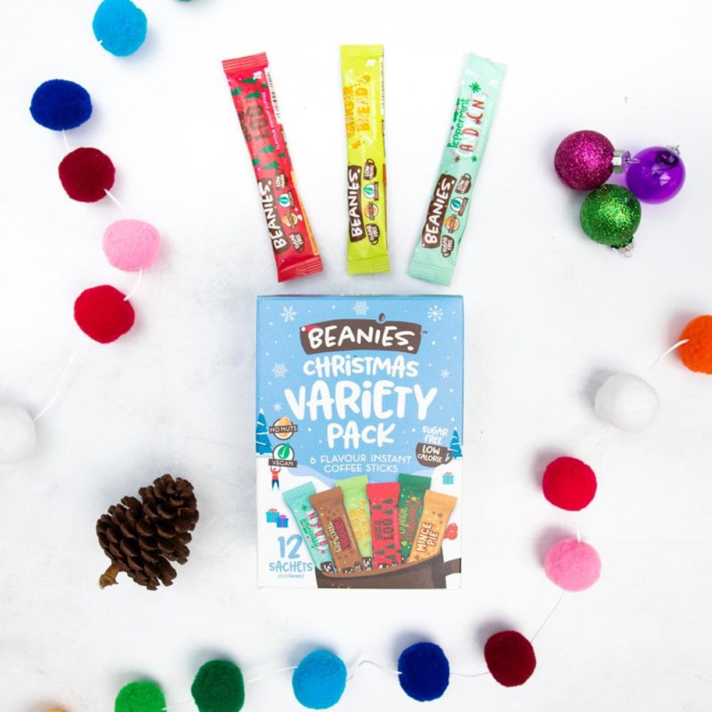 Beanies Christmas Coffee Gift Box 36 Sachets