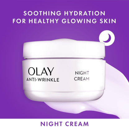 Olay Skincare Gift Set: Anti Wrinkle SPF 15 Face Moisturiser + Night Cream with Niacinamide, Skin Care Christmas Gifts For Women, 50ml + 50ml