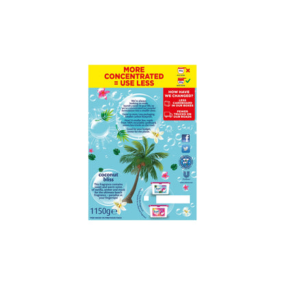 Surf Coconut Bliss for Fabric Care Laundry Powder for Brilliantly Clean Laundry Every Time 1.15 kg 23 Washes (Pack of 4)