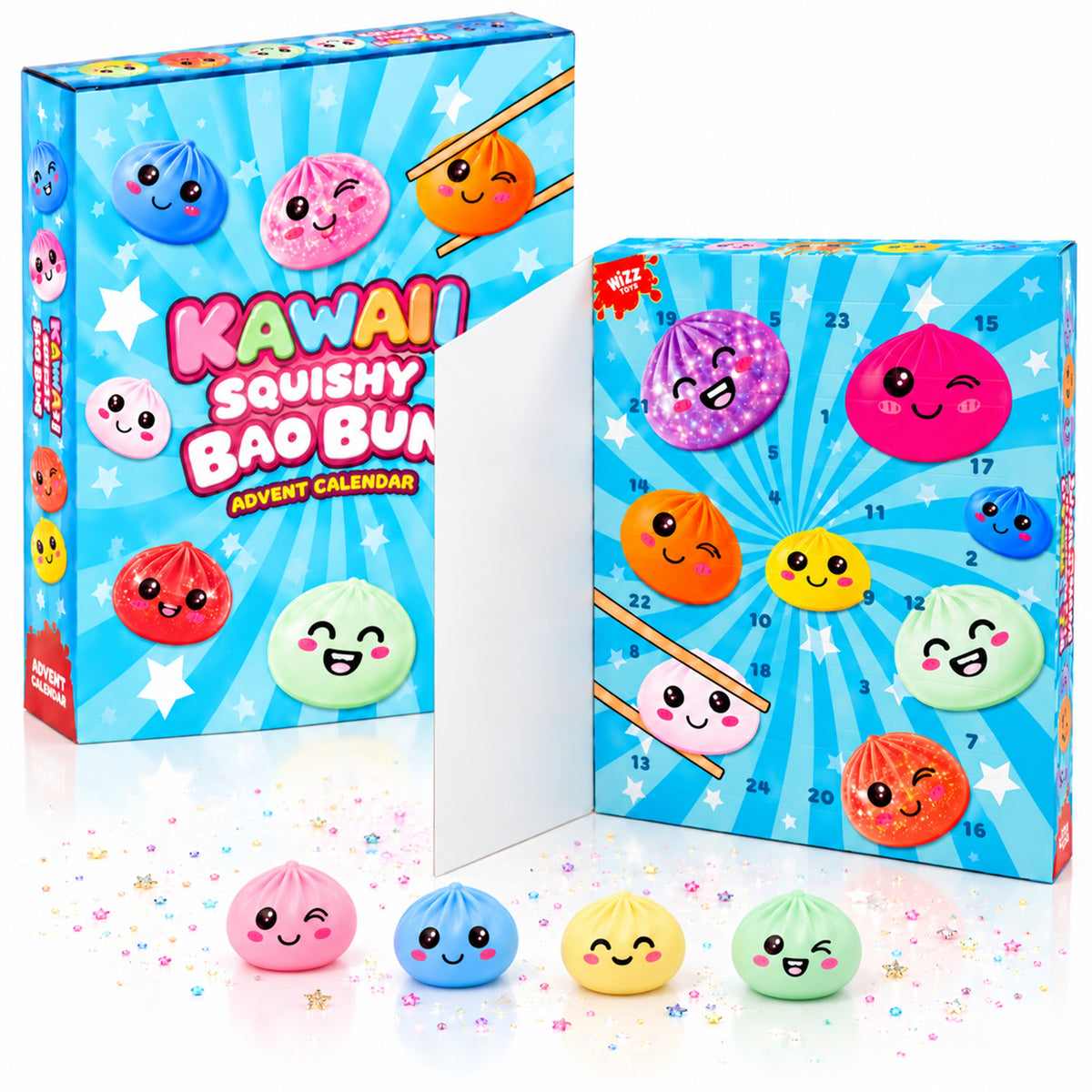 Dumpling Squishy Advent Calendar 2026 for Kids – 24 Days of Cute Dumpling Surprises