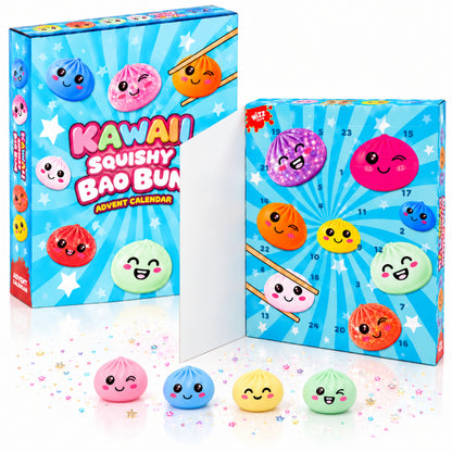 Dumpling Squishy Advent Calendar 2026 for Kids – 24 Days of Cute Dumpling Surprises