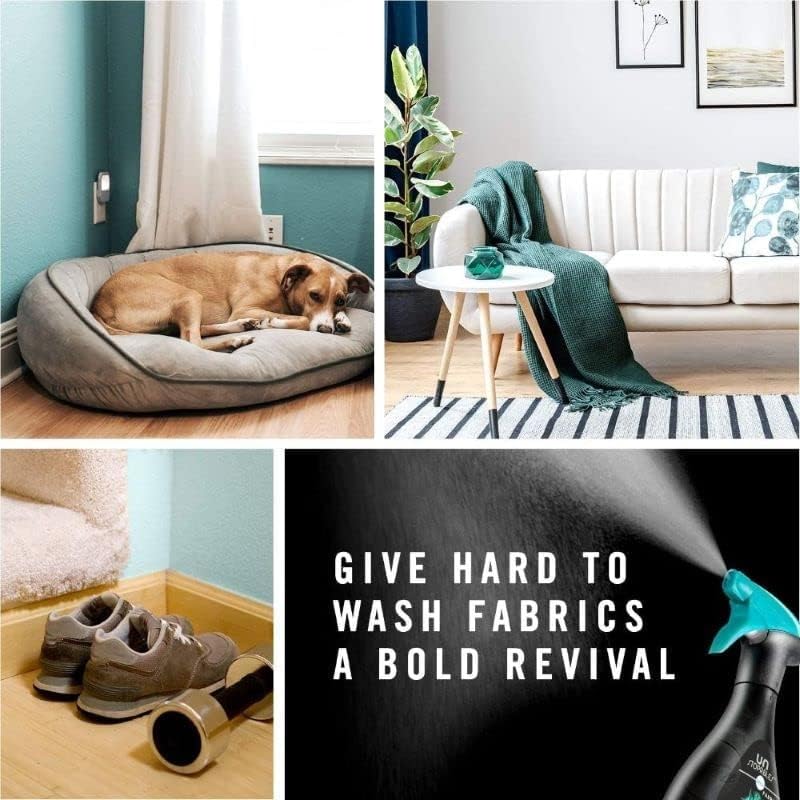 Fabric Freshener Room Spray Bundle - Pack of 2 x 500ml Unstoppable Fresh Scent Water-Based Formula Fabric Spray, Carpet Freshener, Odour Eliminator with Card. Room Freshener for Home Bulk Buy