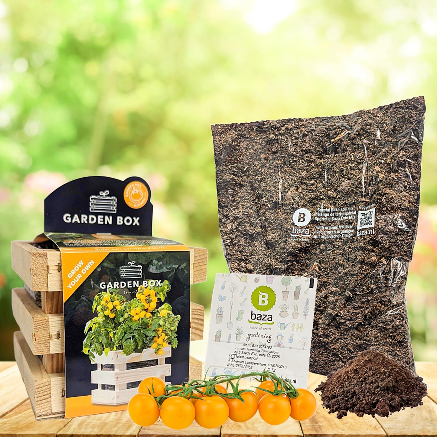 Tomato Grow Your Own Kit with Planter, Soil Mix & Seeds