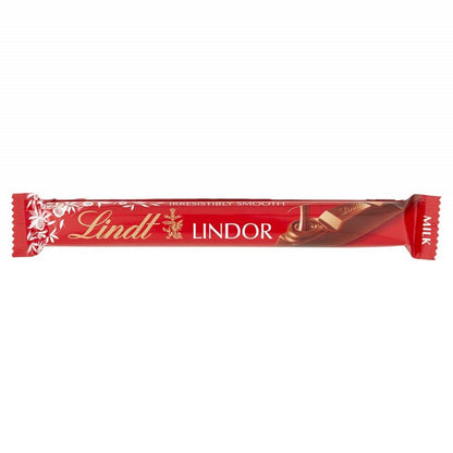 Lindt Lindor Milk Chocolate Bars 38g Pack of 24