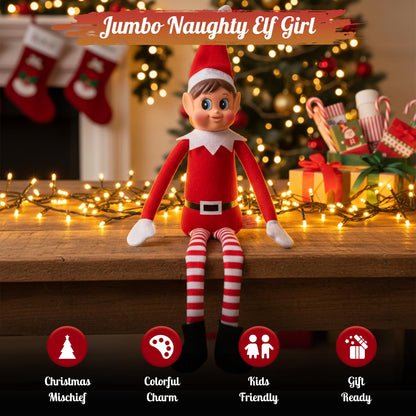 Jumbo Naughty Elf GIRL – 26-inch