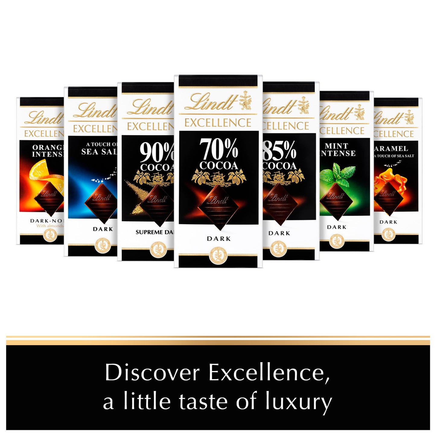 Lindt Excellence Dark Orange Chocolate Bar 100g
