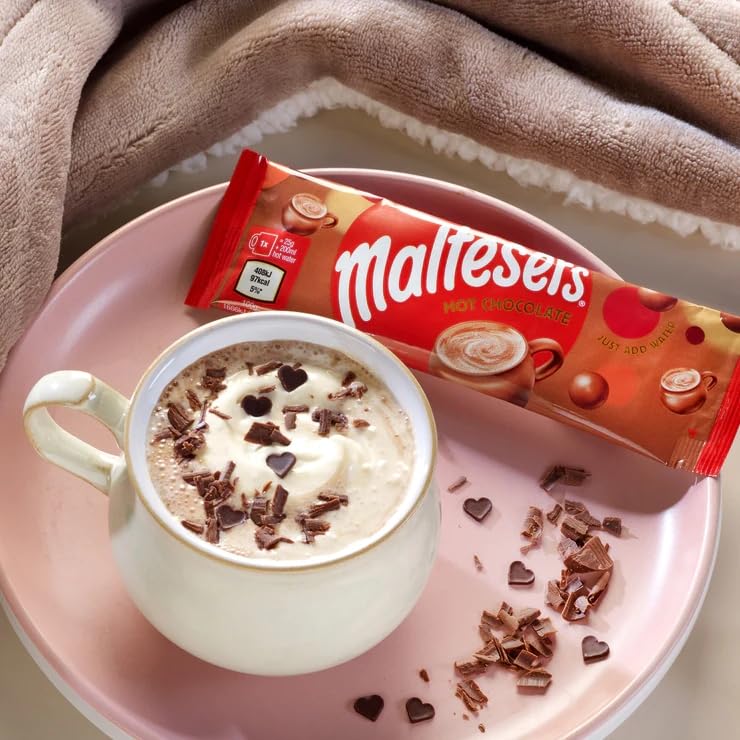 TOPLINE Hot Chocolate Selection Gift Hamper - Pack of 2 x 8 Celebrations Hot Chocolate Sachets Bulk Buy with Topline Card. Gift Set for Christmas Stocking Fillers, Secret Santa Gifts or Movie Night