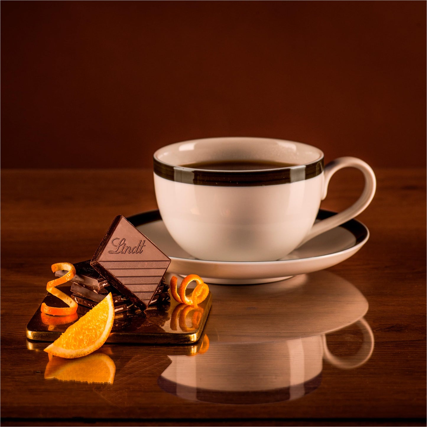 Lindt Excellence Dark Orange Chocolate Bar 100g
