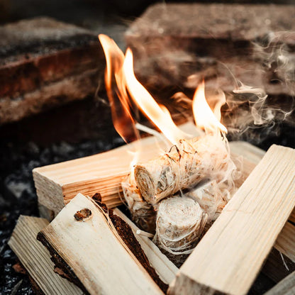 Eco Natural Wood Wool Firelighters - Box of 300 High Performance Odorless Natural Firelighters Approx 4kg Fire Lighters for Wood Burners, Pizza Oven, BBQ Kamado's, Open Fire and more