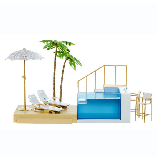 Rainbow High Pacific Coast Colour Change Pool & Beach Club Playset