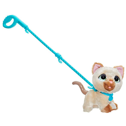 FurReal friends Walkalots Large Racker Interactive Toy Cat for Walking with Sounds and Reactions for Children from 4