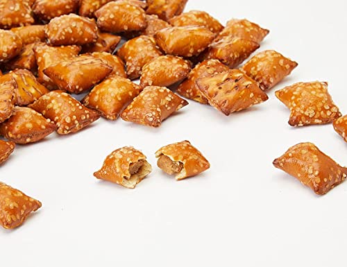 Kirkland Signature Pretzels Sweets Bulk - Peanut Butter Filled Pretzel Nuggets 1.56kg Party Food Sweet Treats with Topline Card for Kids Lunchbox Snacks, Movie Nights or Birthday Parties.