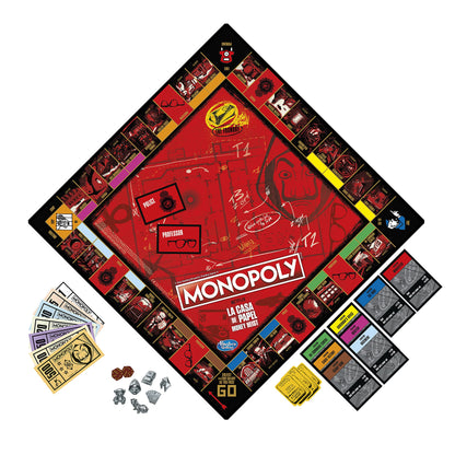 Monopoly: Netflix House of Money/La Casa de Papel Edition, Board Game for Adults and Teenagers, from 16 Years, English Version