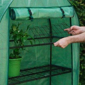 Gardman 8744 Grow It Premium 4 Tier Extra Wide Growhouse, Brown