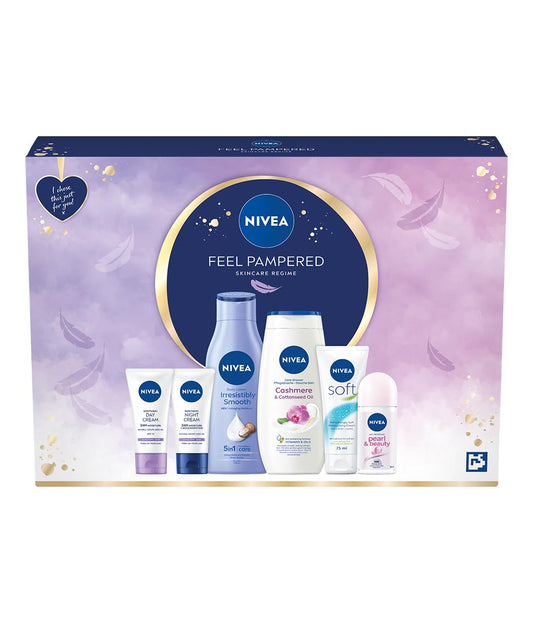 NIVEA Women's Feel Pampered Skincare Gift Set
