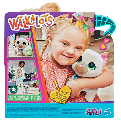 FurReal friends Walkalots Large Racker Interactive Toy Cat for Walking with Sounds and Reactions for Children from 4