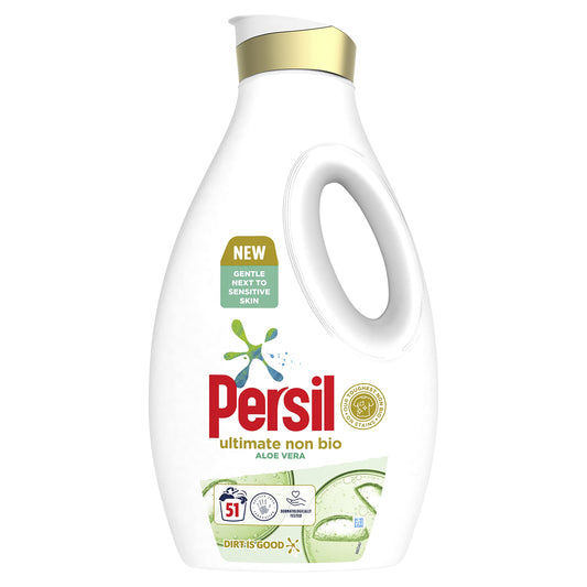 Persil Ultimate Non Bio Aloe Vera Laundry Liquid 1.377L 51 Washes