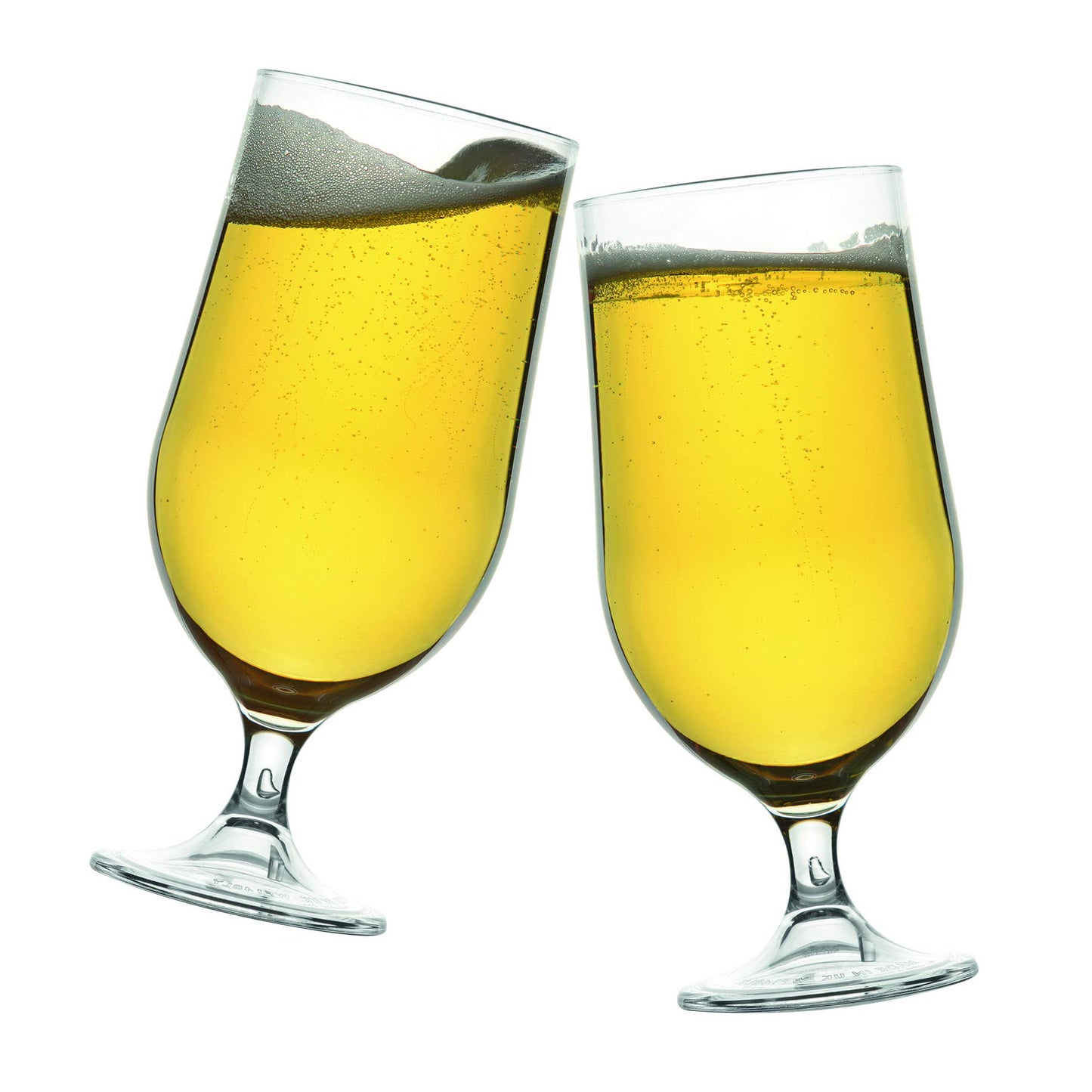 Lay-Z-Spa Premium Plastic Beer Glasses 420ml Set of 4