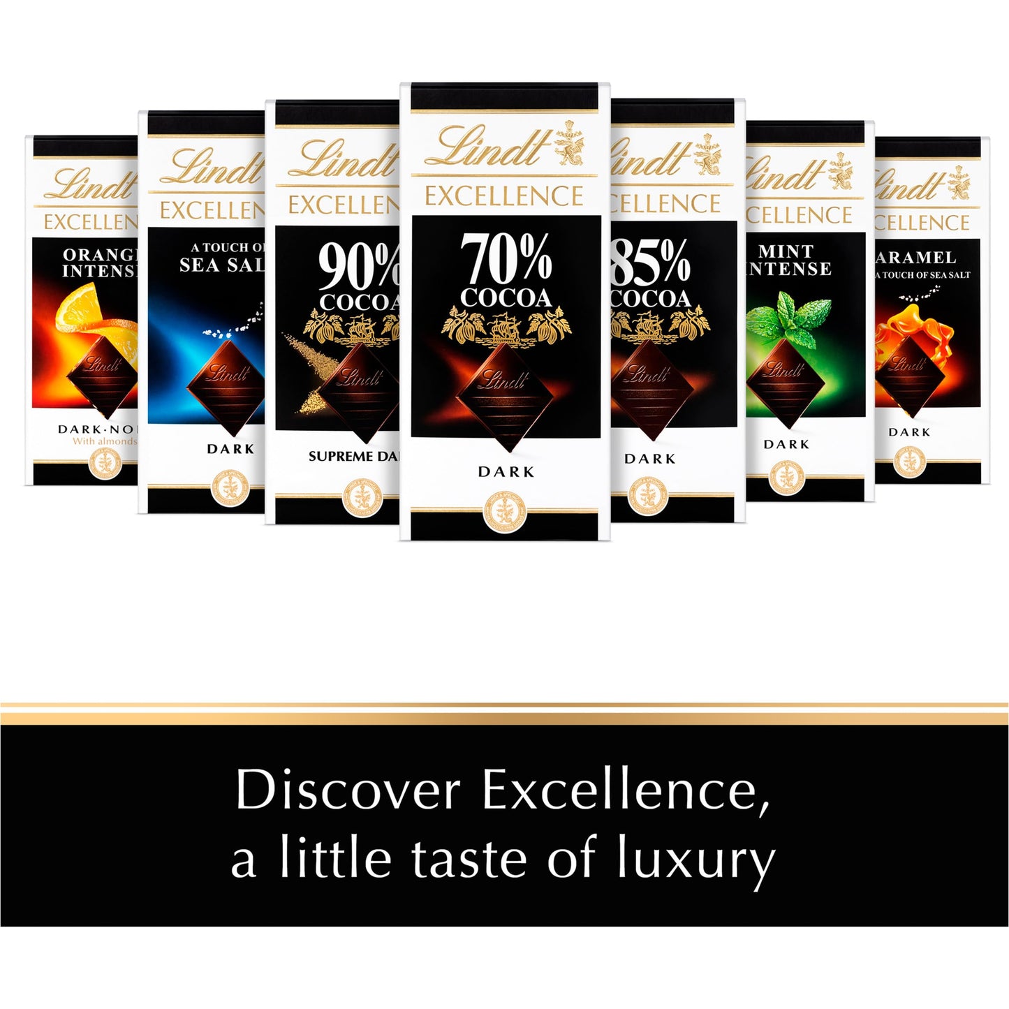 Lindt Excellence Dark Orange Chocolate Bar 100g