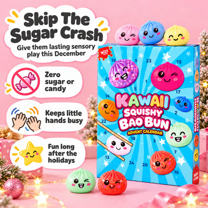 Dumpling Squishy Advent Calendar 2026 for Kids – 24 Days of Cute Dumpling Surprises