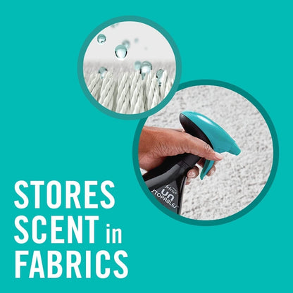 Fabric Freshener Room Spray Bundle - Pack of 2 x 500ml Unstoppable Fresh Scent Water-Based Formula Fabric Spray, Carpet Freshener, Odour Eliminator with Card. Room Freshener for Home Bulk Buy