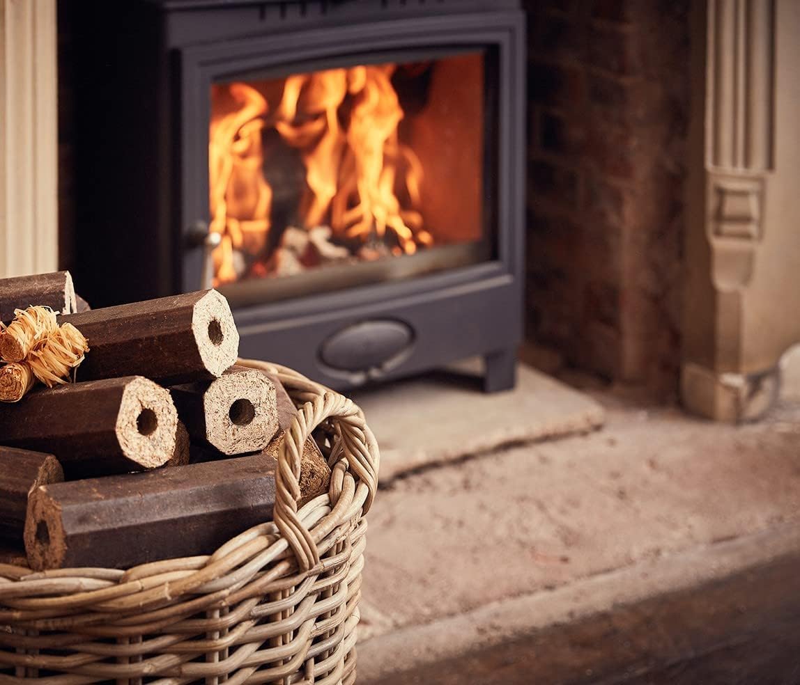 Chimney Cleaning Log - Helps to Remove Tar, Soot and Creosote Deposits. The Complete Solution for Log Burners - Ensures Efficient and Mess-Free Chimney Cleaning Experience Comes with Topline Card.