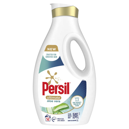 Persil Ultimate Non Bio Aloe Vera Laundry Liquid 4x1.404L (208 washes)