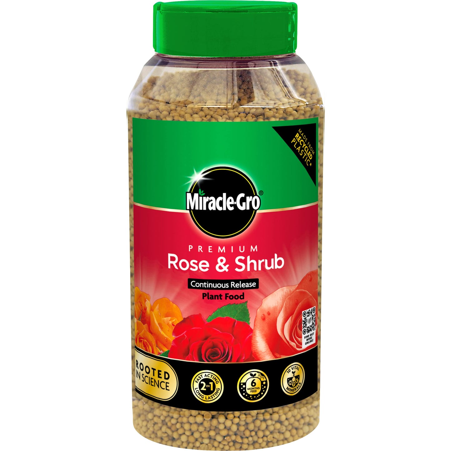 Miracle-Gro Premium Rose & Shrub Continuous Release Plant Food 900g
