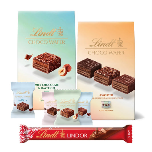 Assorted Choco Wafer Chocolate Gift 135g + 38g Milk Chocolate Bars