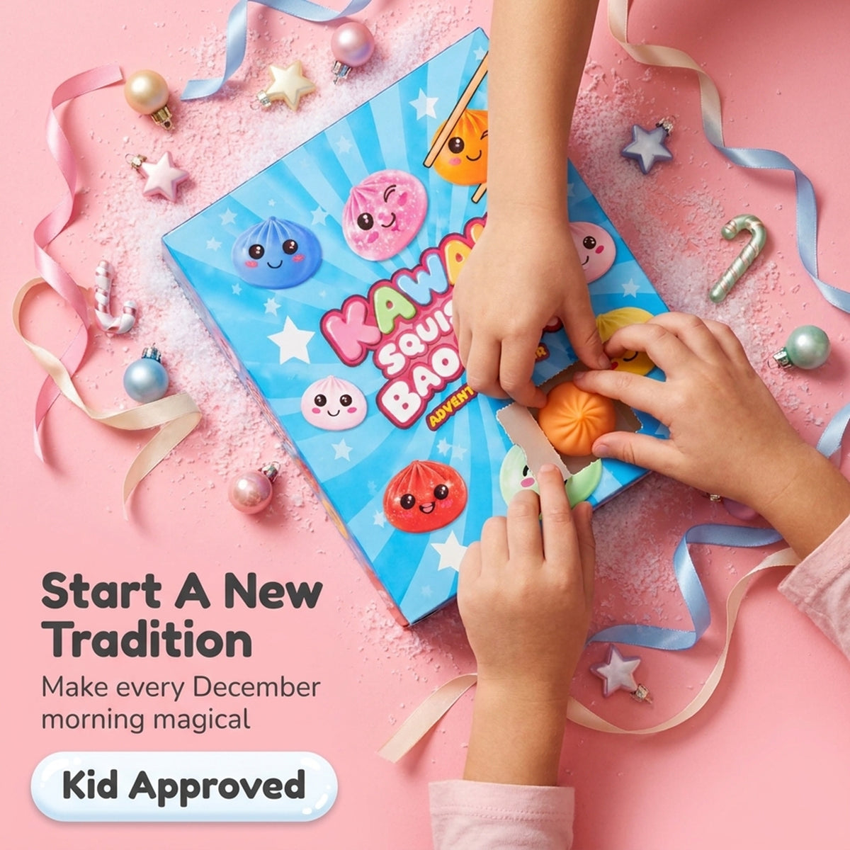 Dumpling Squishy Advent Calendar 2026 for Kids – 24 Days of Cute Dumpling Surprises
