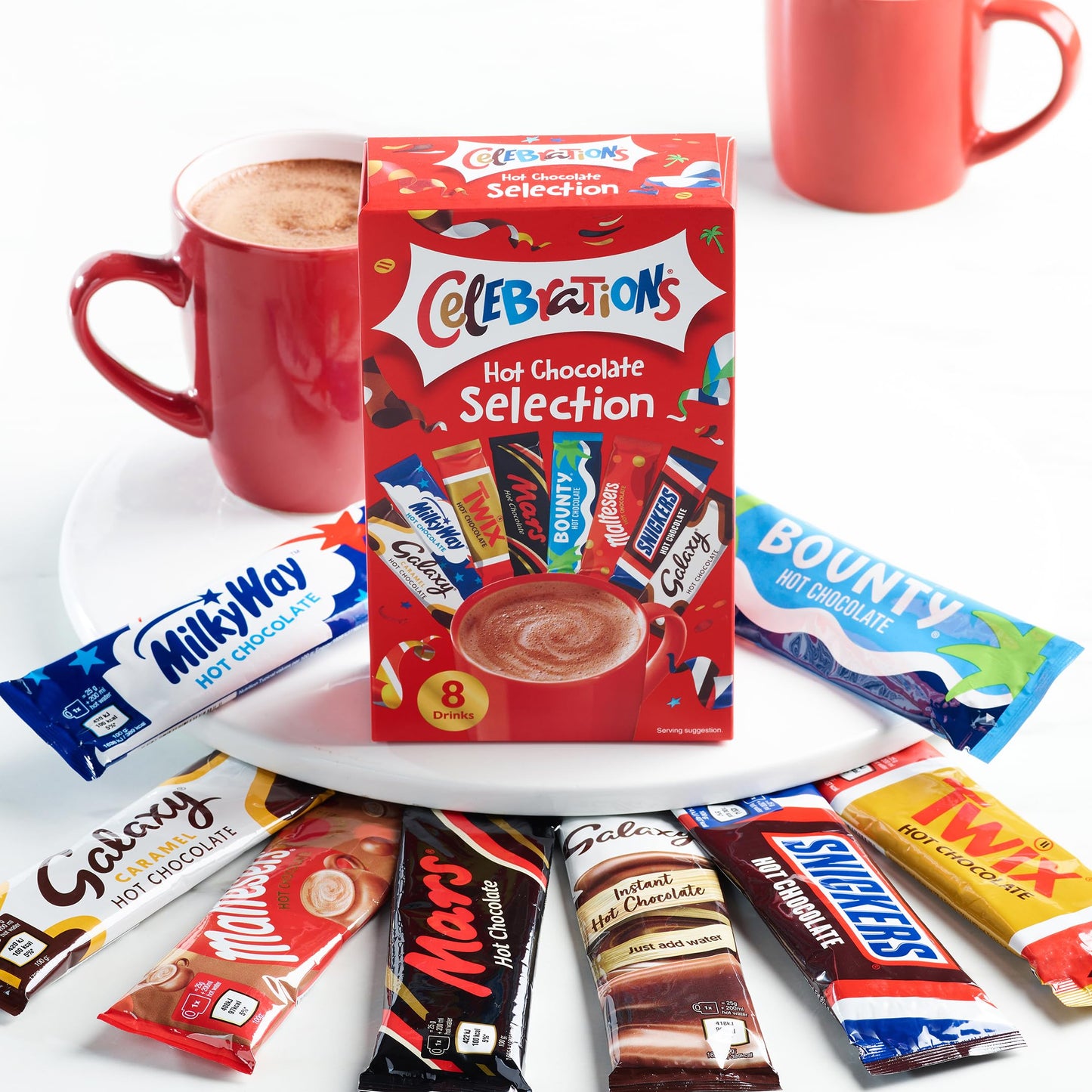 Celebrations Hot Chocolate Sachets 25g x 8 Gift Set