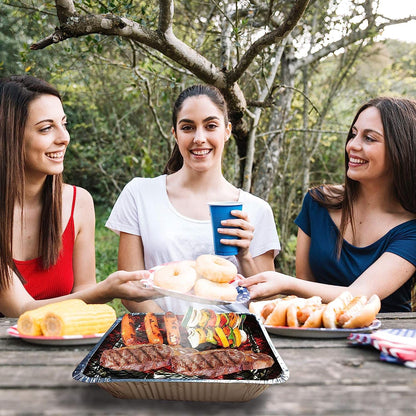 Topline Disposable Portable Charcoal BBQ Grill Tray - Instant Light, Ideal for Outdoor Cooking, Picnics, Camping, Fishing or Garden Parties