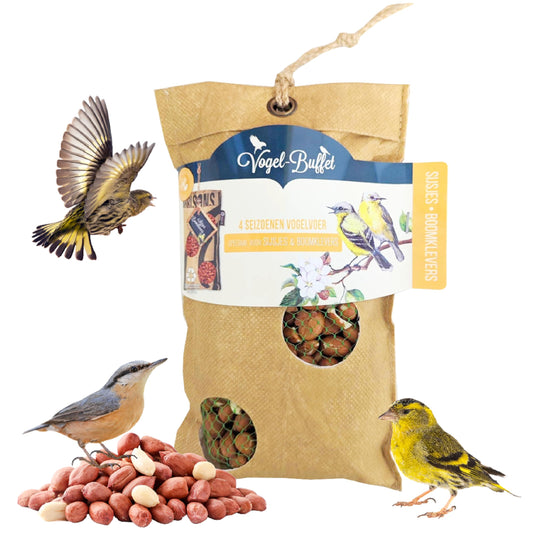 Topline Wild Bird Food Peanuts Hanging Feeder Bag 400g