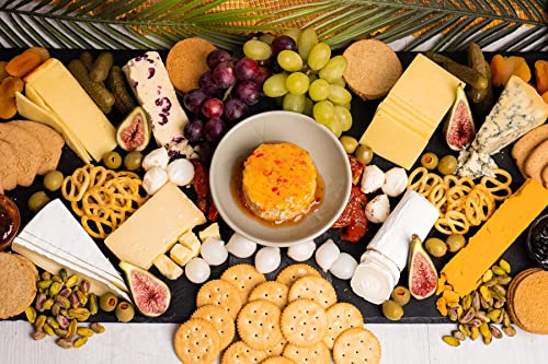 Mini Cheddars Snacks Bulk - Mega Value Box of 48 x 23g Original Cheddar Biscuits Baked with Real Cheese. Bar Snacks for Home Pub, Birthday Party Food or Lunchbox Snacks with Topline Card.