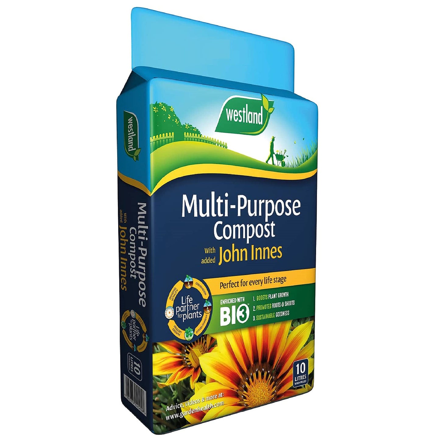 Westland Multi-Purpose Garden Compost Peat Free with John Innes 3x10L