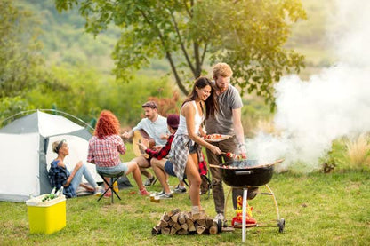 Big K Barbecue Grill Charcoal 6x3kg Lumpwood + Woodies Firelighters 300g