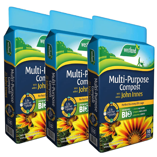 Westland Multi-Purpose Garden Compost Peat Free with John Innes 3x10L