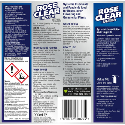 RoseClear Ultra Plant Protection Concentrate 3 in 1 200ml