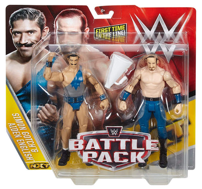 WWE Universe DJR95 Series 41 Battle Pack 2 Figures the Vaude Villains Simon Gotch and Aiden English