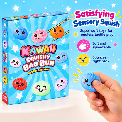 Dumpling Squishy Advent Calendar 2026 for Kids – 24 Days of Cute Dumpling Surprises