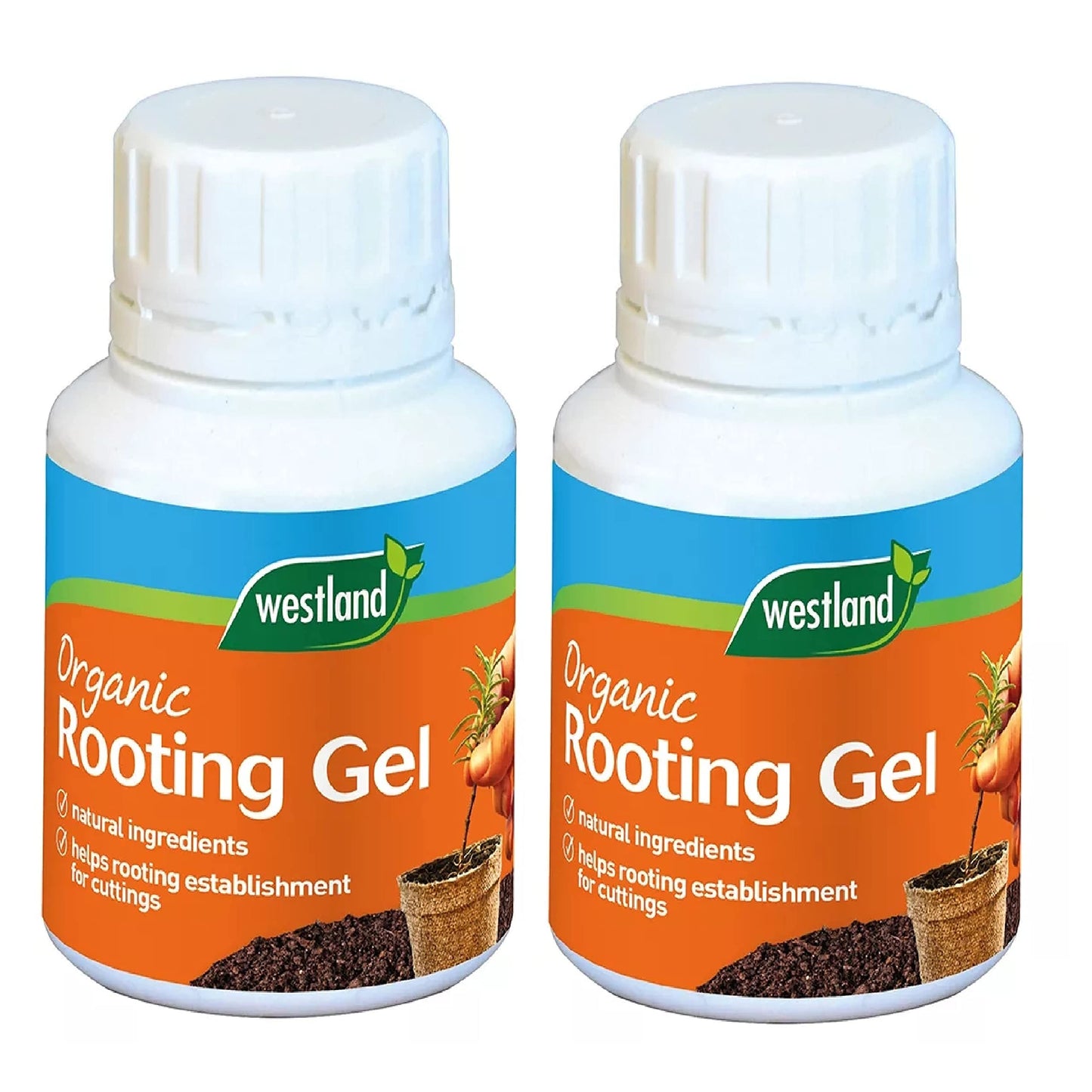 Organic Plant Rooting Gel - Pack of 2 x 150ml Plant Feed Rooting Gel, Strong Fertiliser for Garden Outdoor or Indoor Houseplants with Topline Card