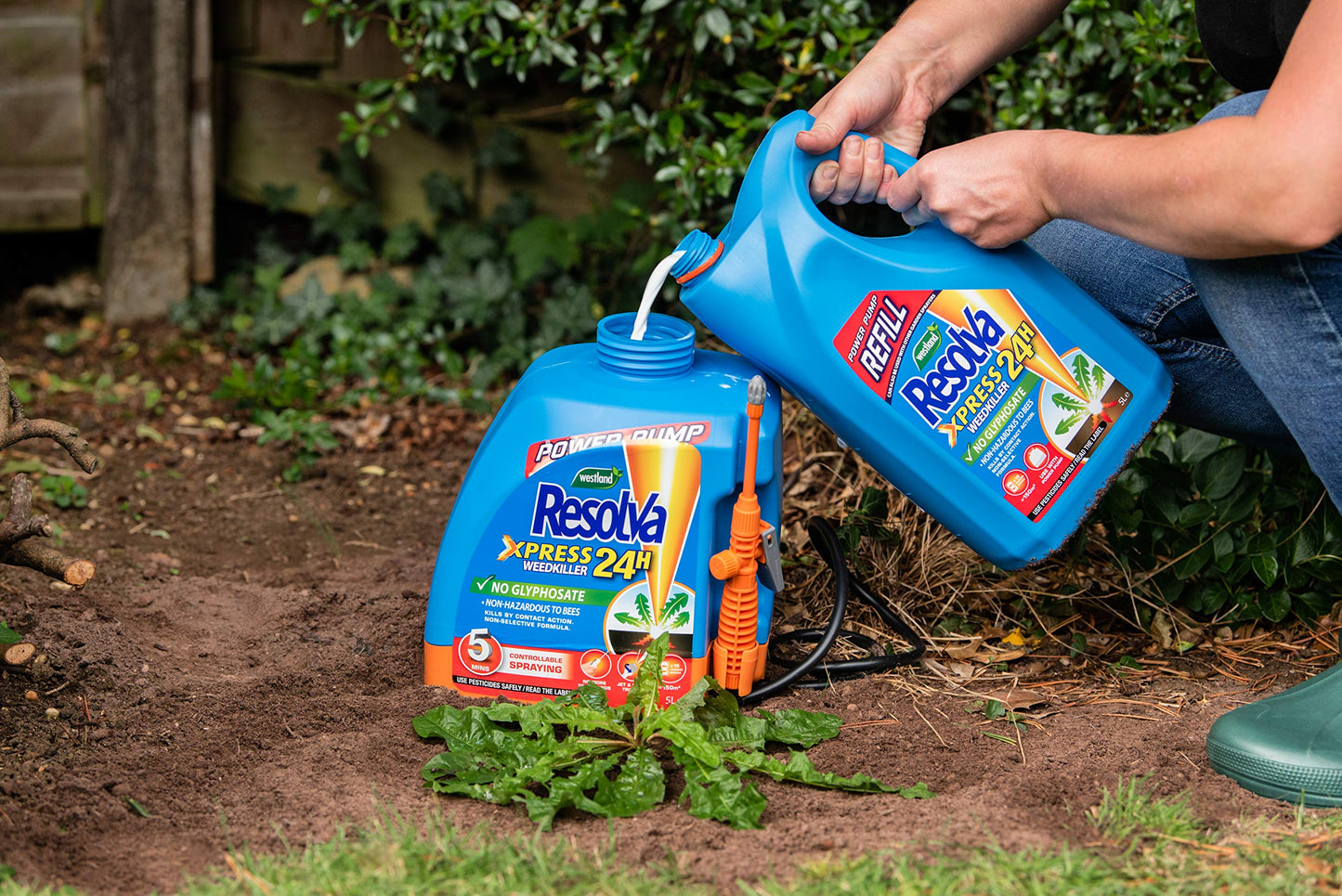 Resolva Xpress Weedkiller 5L Power Pump