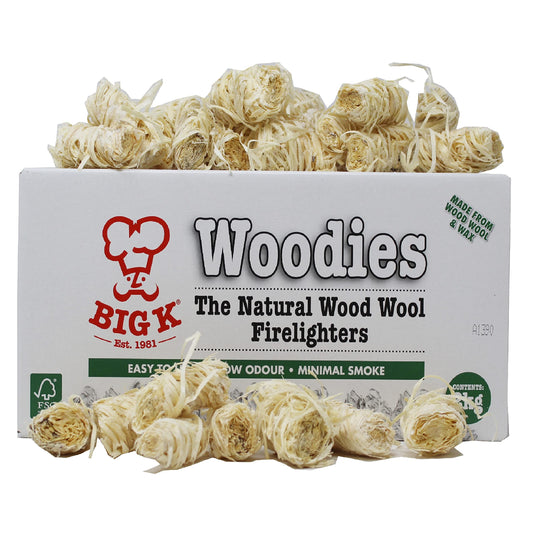 Eco Natural Wood Wool Firelighters 2kg Approx 150
