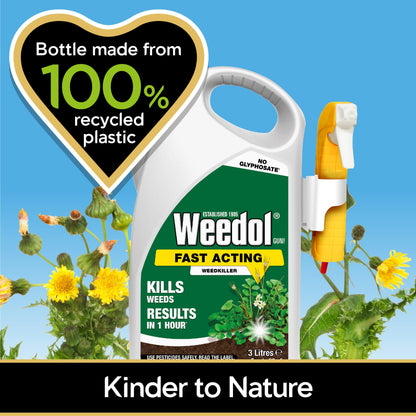 Weedol Gun Fast Acting Weedkiller Spray 1L