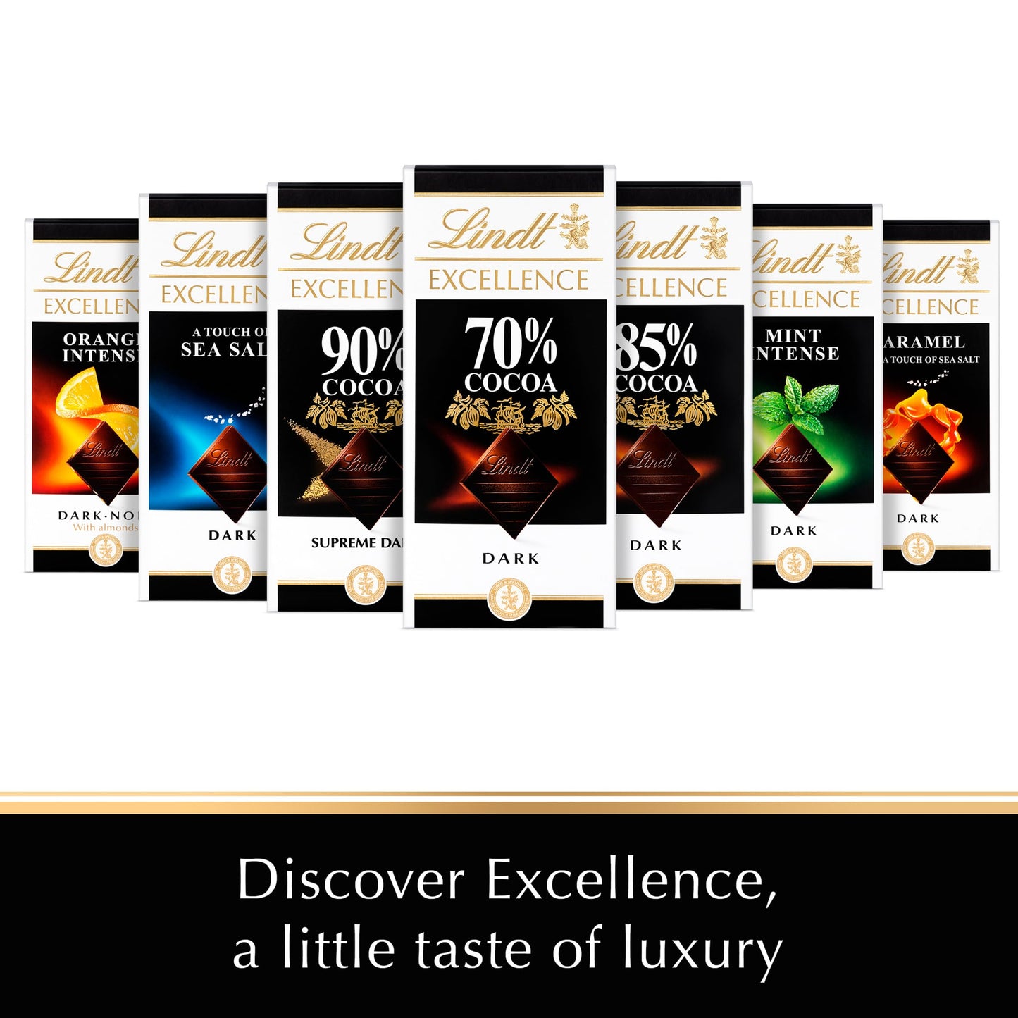 Lindt Excellence Dark Orange Chocolate Bar 100g