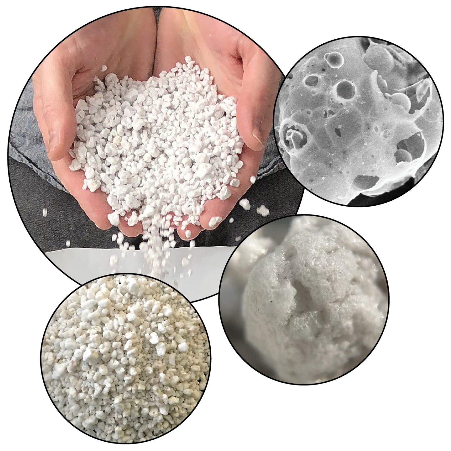 Garden Gro-Sure Perlite Potting Mix - 10L Perlite Grit for Plant Pots with Topline Card. Garden Potting Mix Granules for Outdoor Plants or Houseplants.