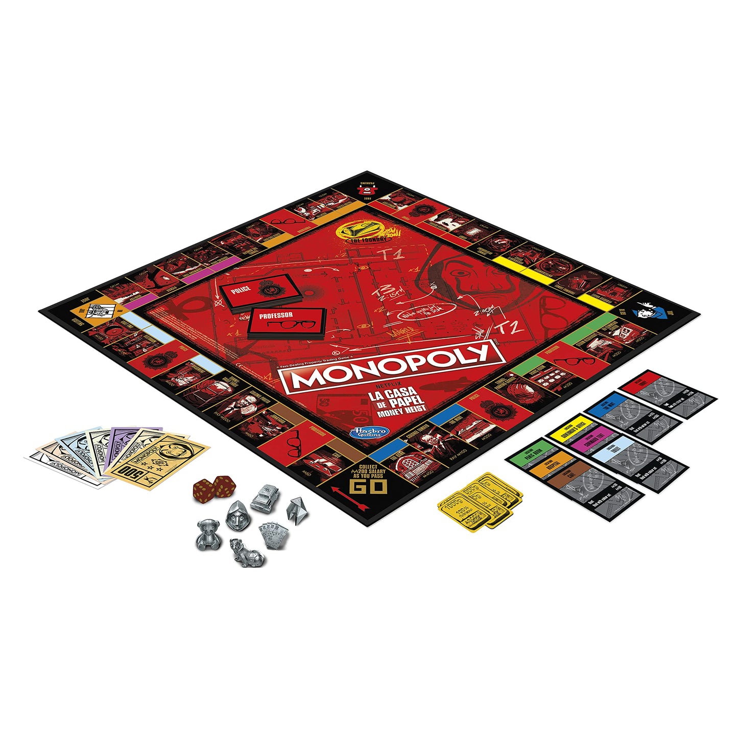 Monopoly: Netflix House of Money/La Casa de Papel Edition, Board Game for Adults and Teenagers, from 16 Years, English Version